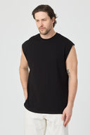 Fitness Kolsuz T-Shirt - Siyah