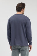 Uzun Kollu T-Shirt - Füme