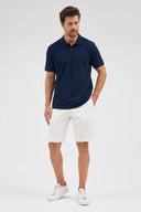 Polo Yaka T-Shirt - İndigo