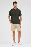 Polo Yaka T-Shirt - Haki