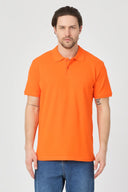 Polo Yaka T-Shirt - Turuncu
