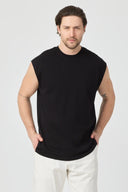 Fitness Kolsuz T-Shirt - Siyah