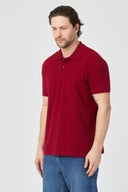Polo Yaka T-Shirt - Bordo