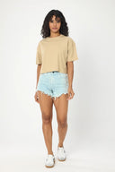 Oversize Crop - Bej