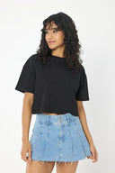 Oversize Crop - Siyah