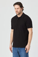 Polo Yaka T-Shirt - Siyah