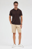 Polo Yaka T-Shirt - Kahve