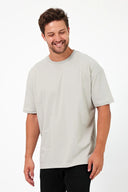 Oversize T-Shirt 24/1 - Boyalı Gri