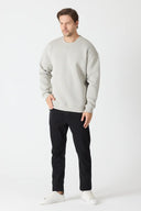 Sweatshirt - Boyalı Gri