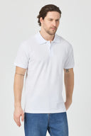 Polo Yaka T-Shirt - Beyaz