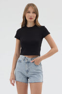 Basic Crop - Siyah