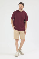 Oversize T-Shirt 30/2 - Vişne