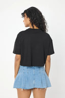 Oversize Crop - Siyah