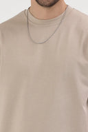 Oversize T-Shirt 30/2 - Taş