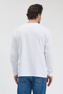 Uzun Kollu T-Shirt - Beyaz