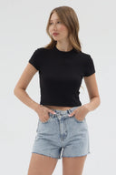 Basic Crop - Siyah