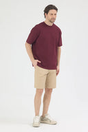 Oversize T-Shirt 30/2 - Vişne