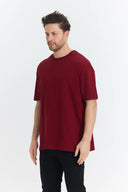 Oversize T-Shirt 24/1 - Bordo