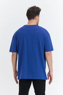 Oversize T-Shirt 24/1 - Sax Mavi