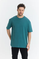 Oversize T-Shirt 24/1 - Deniz Turkuazı