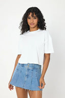 Oversize Crop - Beyaz