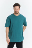 Oversize T-Shirt 24/1 - Deniz Turkuazı