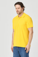 Polo Yaka T-Shirt - Sarı