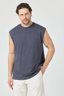 Fitness Kolsuz T-Shirt - Füme