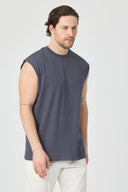 Fitness Kolsuz T-Shirt - Füme