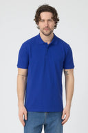 Polo Yaka T-Shirt - Sax Mavi
