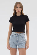 Basic Crop - Siyah