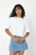 Oversize Crop - Beyaz