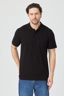 Polo Yaka T-Shirt - Siyah