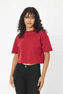 Oversize Crop - Bordo