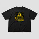Cuidado Oversize T-Shirt - Siyah