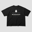 Mürekkep Oversize T-Shirt - Siyah