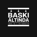Baskı Altında Oversize Tişört - Siyah