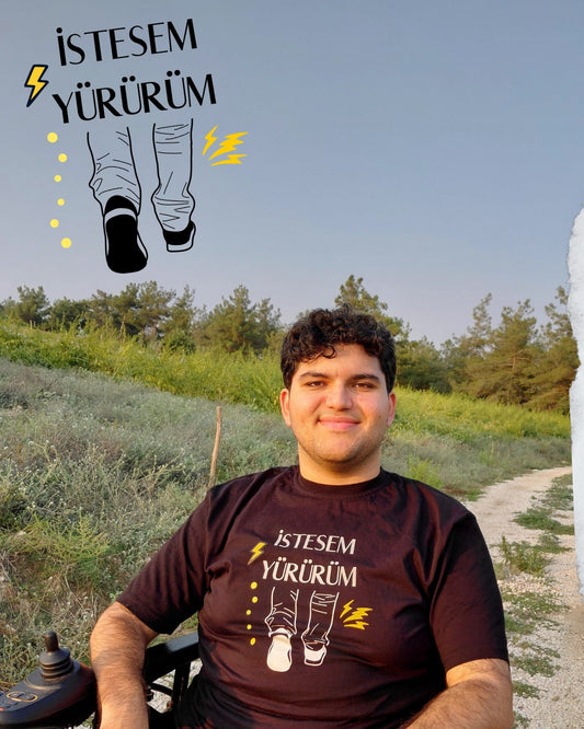 İstesem Yürürüm Oversize T-Shirt - Furkan & Samet iş birliği çekimi