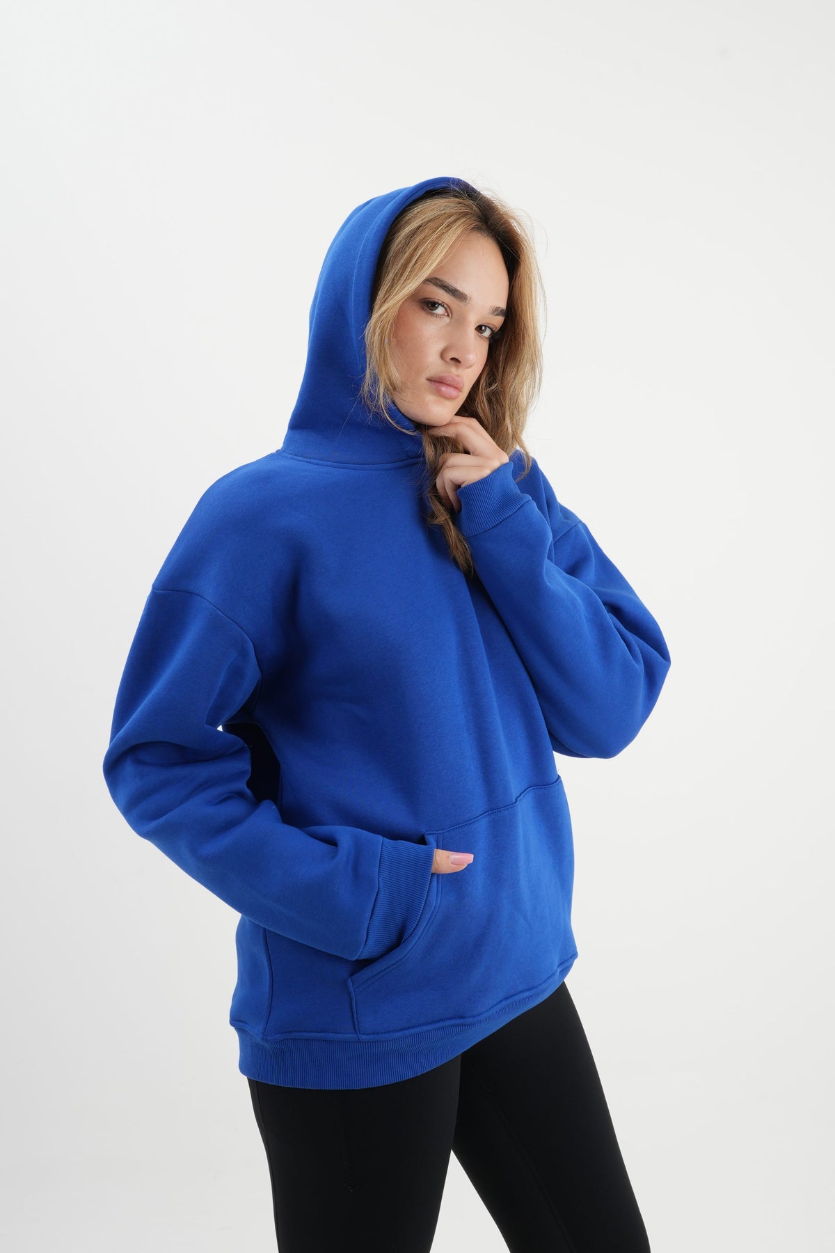 Hoodie - Sax Mavi