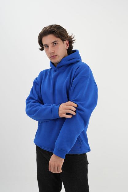 Hoodie - Sax Mavi