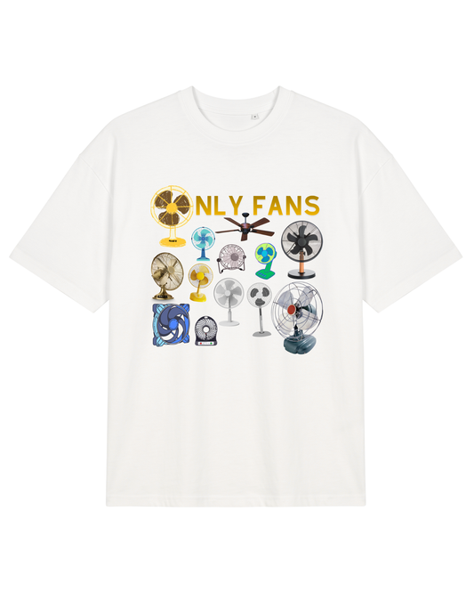 Only Fans Oversize T-Shirt - Furkan & Samet - Beyaz