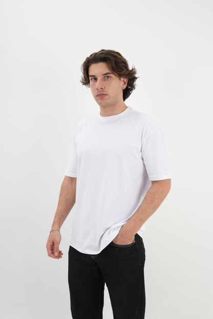 Oversize T-Shirt 24/1 - Beyaz