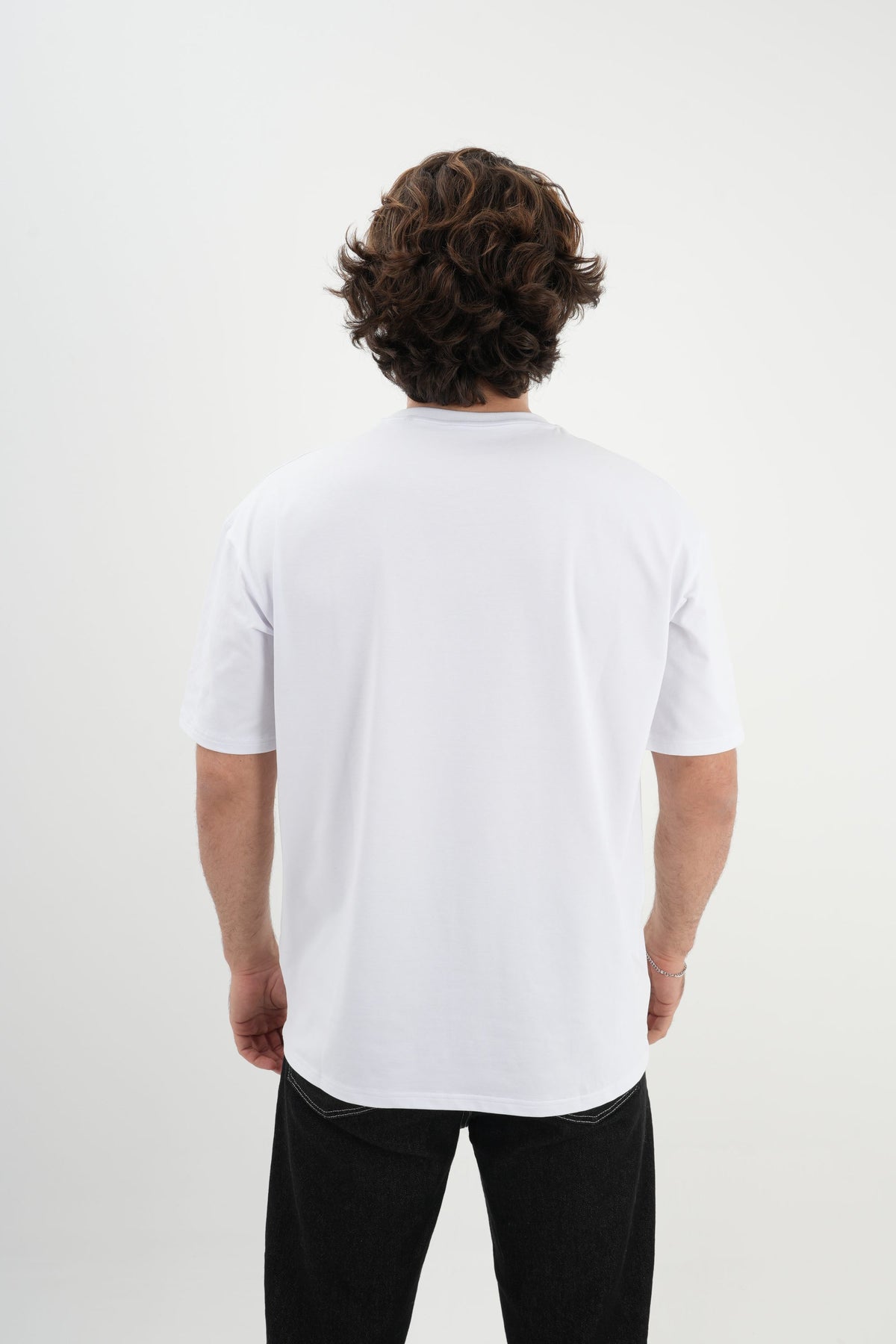 Oversize T-Shirt 24/1 - Beyaz