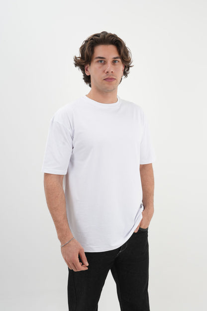 Oversize T-Shirt 24/1 - Beyaz