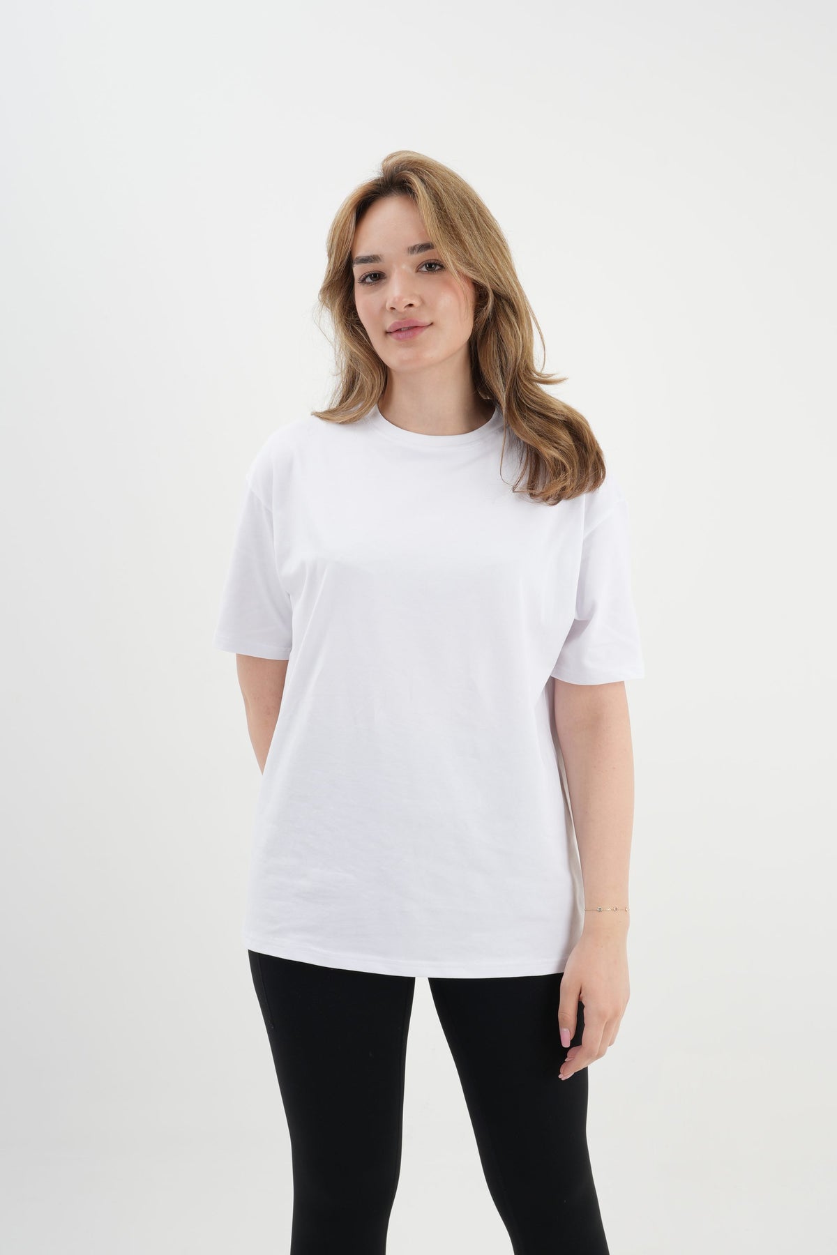 Oversize T-Shirt 24/1 - Beyaz