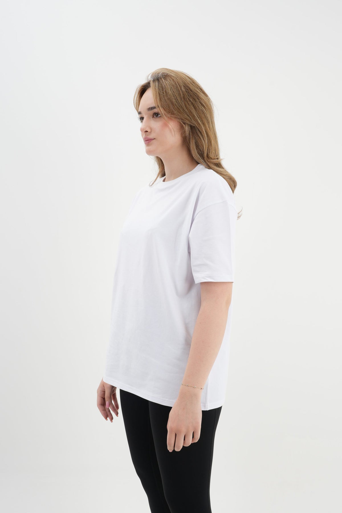 Oversize T-Shirt 24/1 - Beyaz