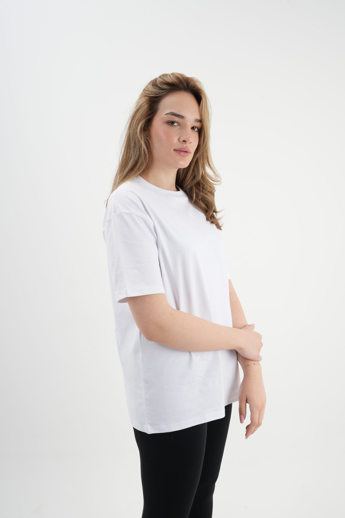 Oversize T-Shirt 24/1 - Beyaz