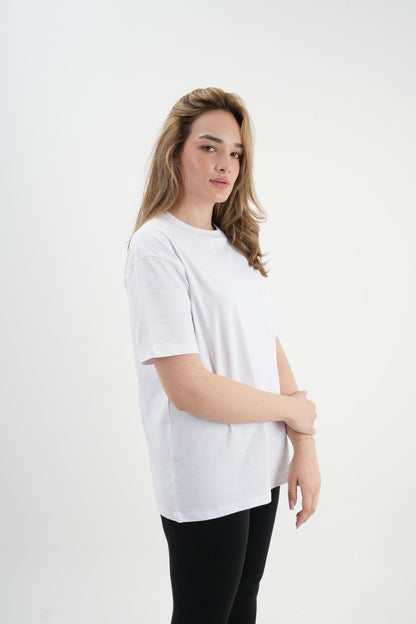 Oversize T-Shirt 24/1 - Beyaz