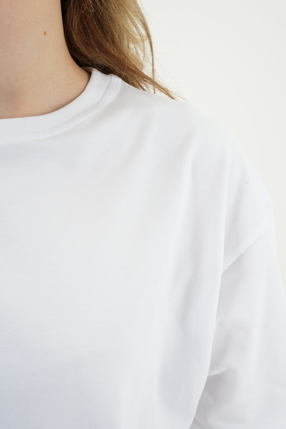 Oversize T-Shirt 24/1 - Beyaz