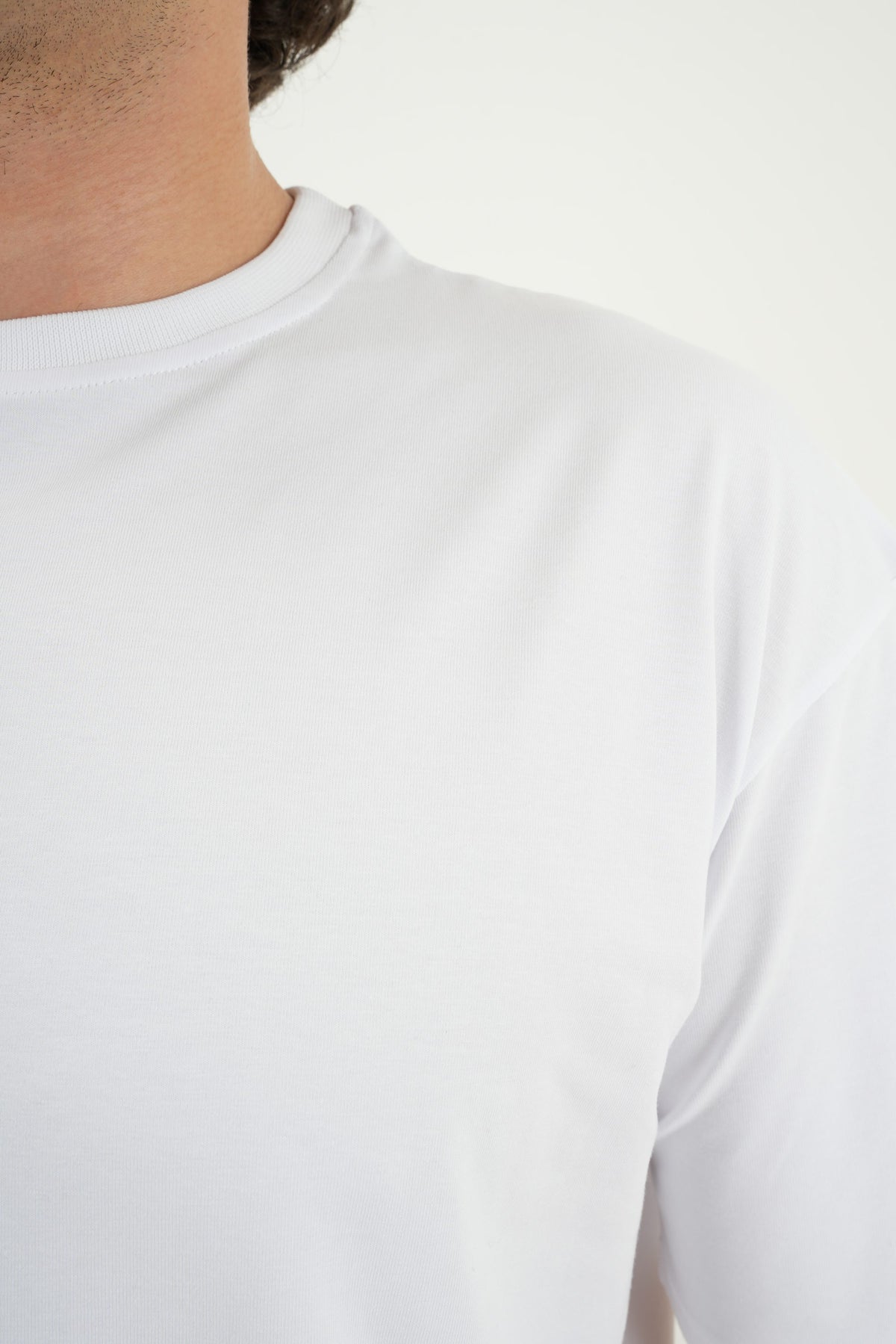 Oversize T-Shirt 24/1 - Beyaz